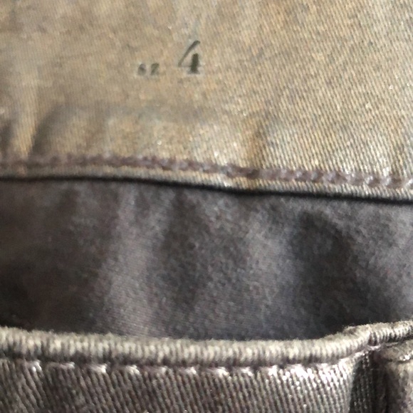 NWT ⭐️SALE⭐️WHBM Metallic Skinny Jeans - Picture 9 of 9